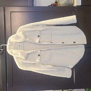 Sherpa shacket womens